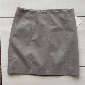 Free People Women's Modern Femme Vegan Mini Skirt